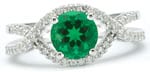Chatham Emerald Engagement Ring